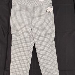 Jules & Leopold Soft Green and White Checkered Pants